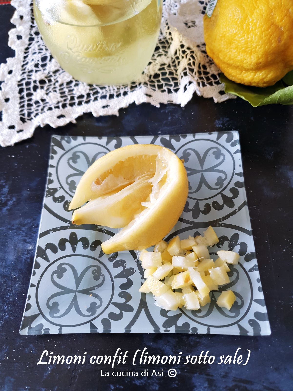 limoni confit -limoni sotto sale