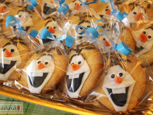 Festa Frozen: i biscotti di Olaf