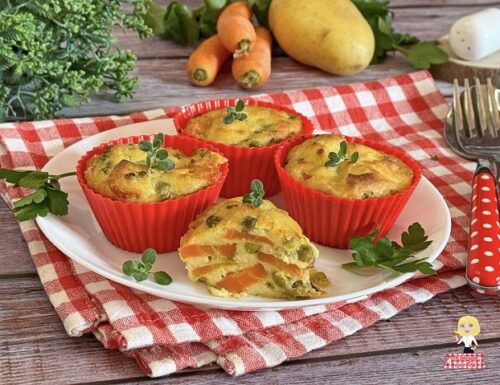 TORTINO DI VERDURE al forno o in FRIGGITRICE ad ARIA