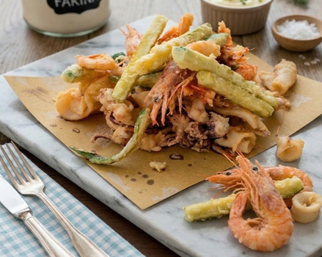 frittura mista pesce in pastella