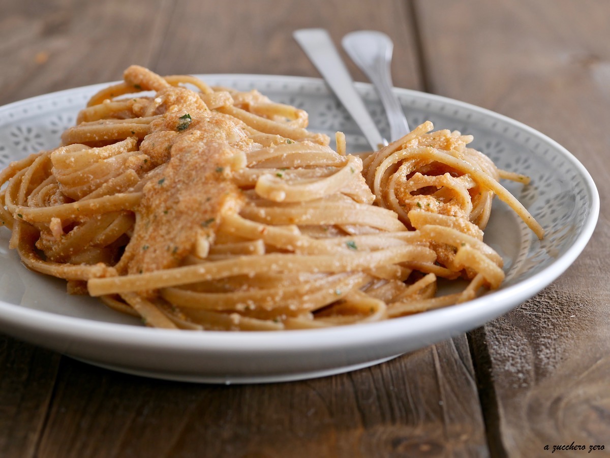 Pasta Integrale Con Cicale Di Mare O Canocchie Polpa A Zucchero Zero