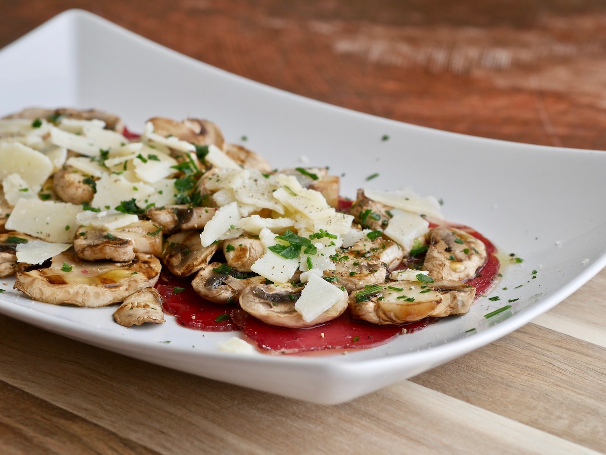 Bresaola funghi e grana