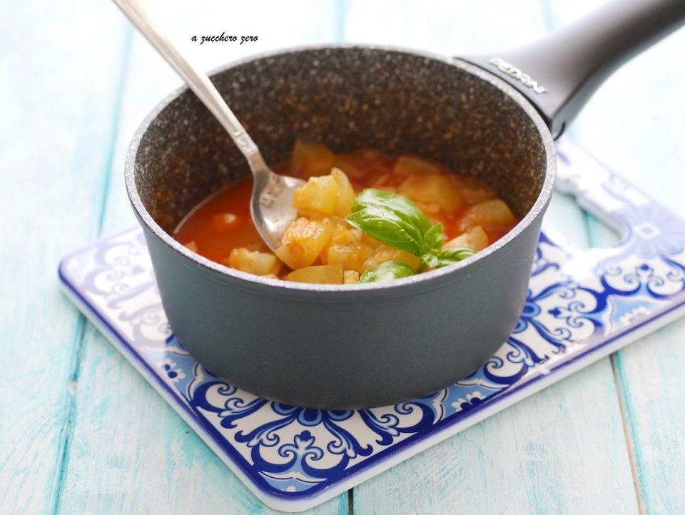 Zuppa di zucchina lunga estiva ricetta siciliana