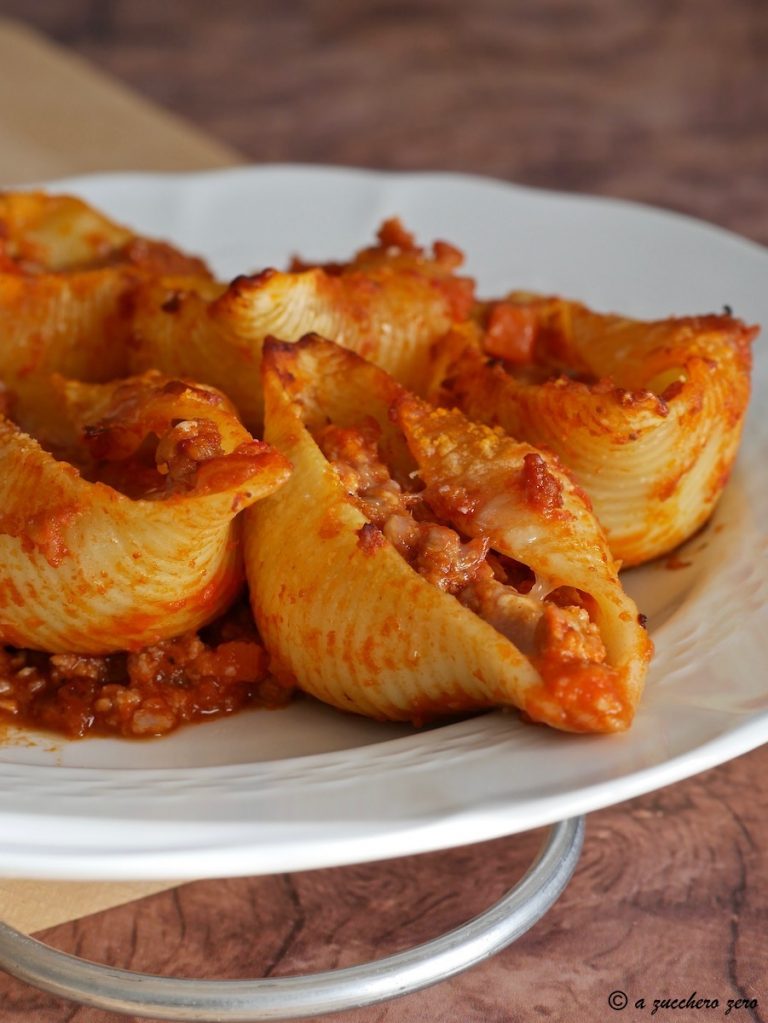 Conchiglioni Ripieni Di Carne Al Forno - A Zucchero Zero