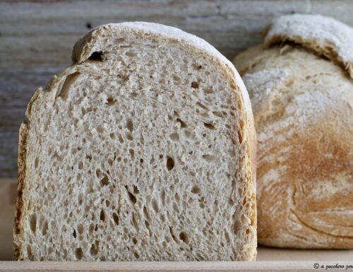 Pane con farina di tipo 2 con macchina del pane metodo poolish