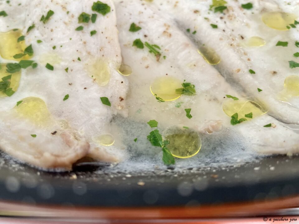 Filetti di platessa al limone