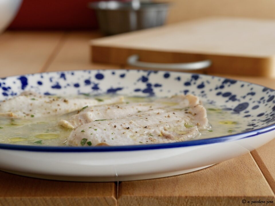 Filetti di platessa al limone
