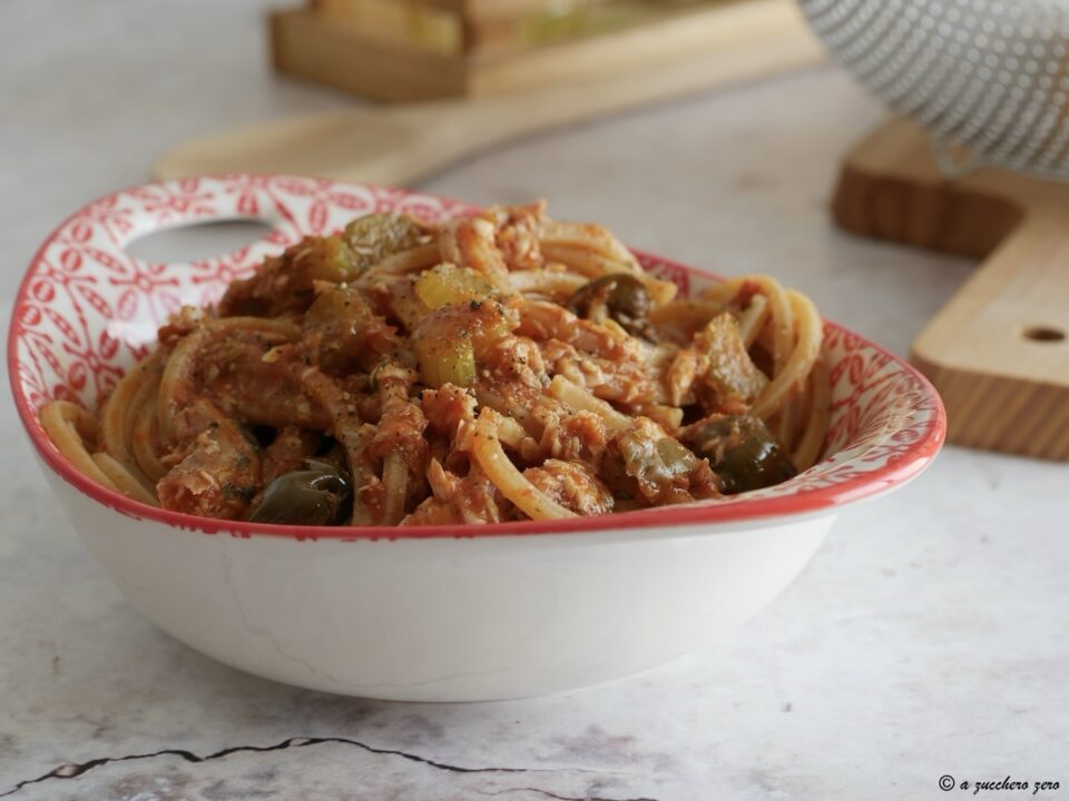 Pasta al sugo di lampuga