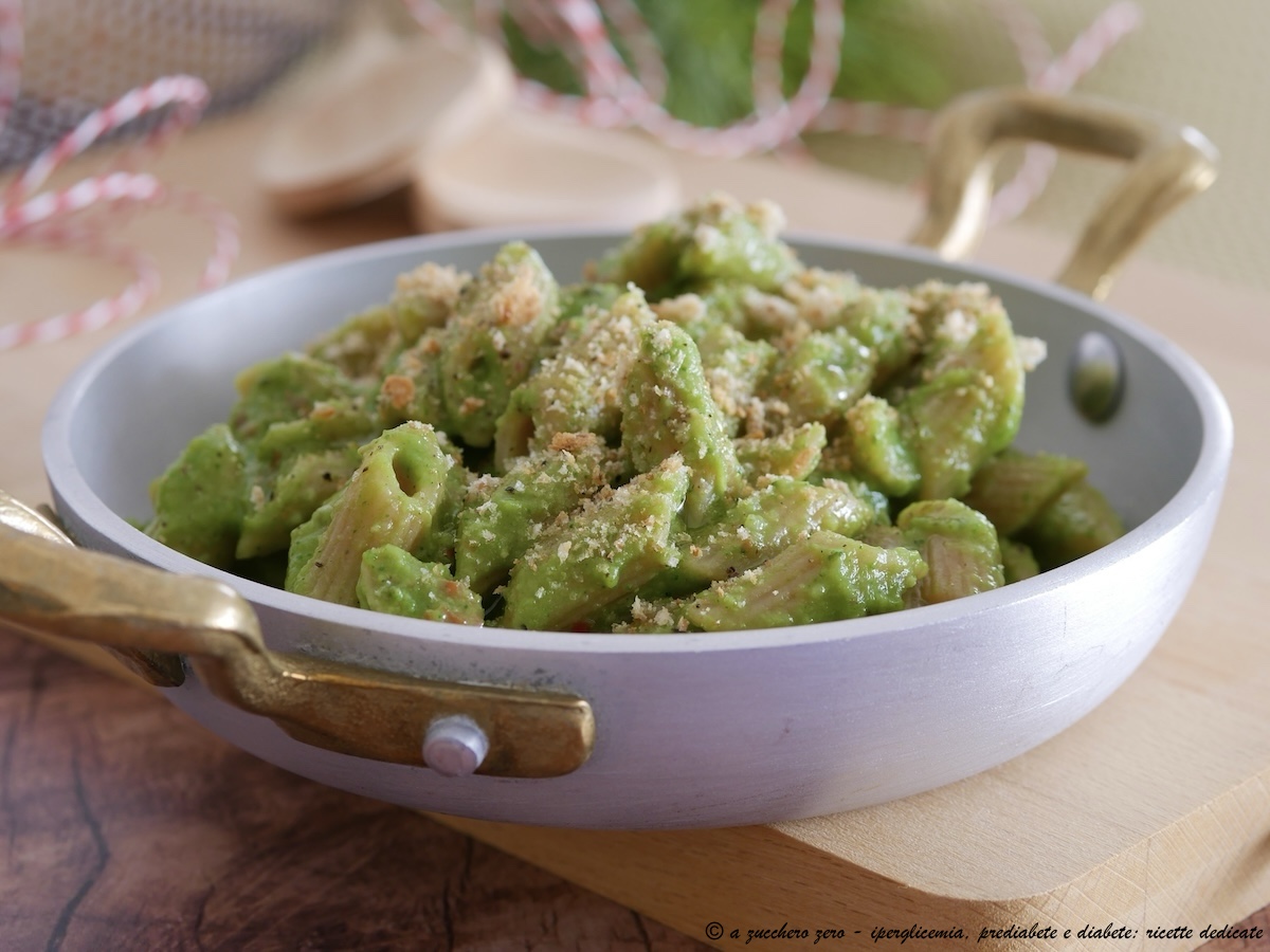 Pasta con crema di broccoli light e vellutata