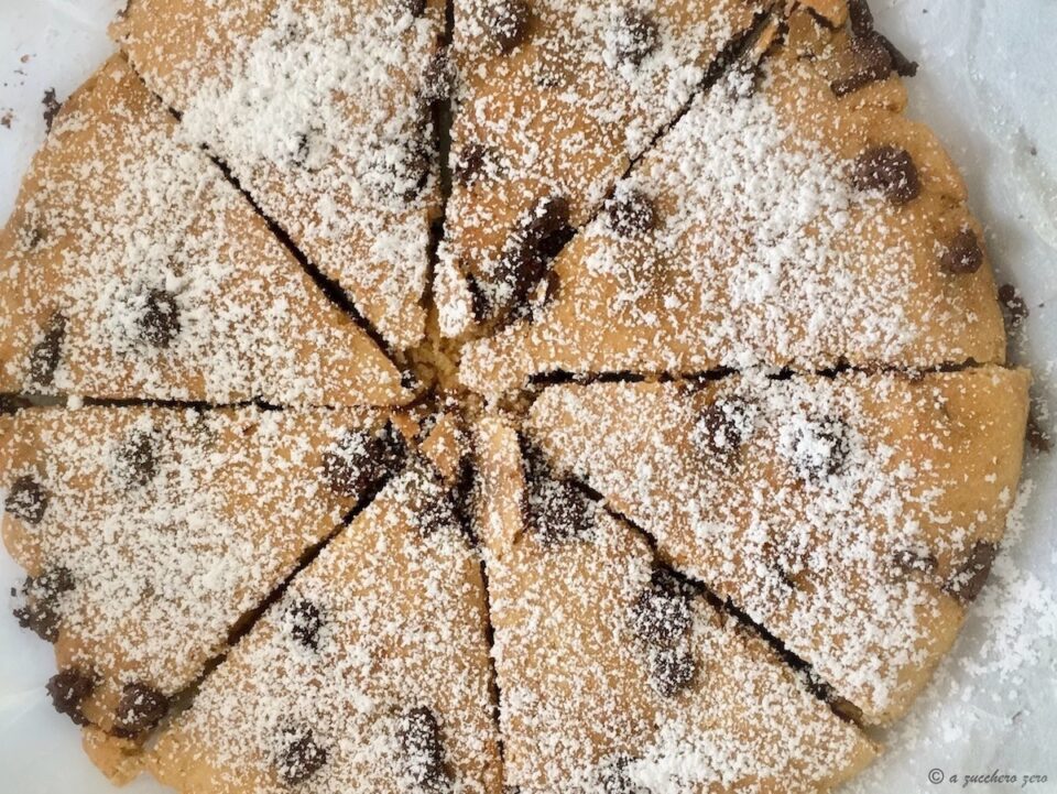 Biscotti integrali senza zucchero al cioccolato fondente | cookies light