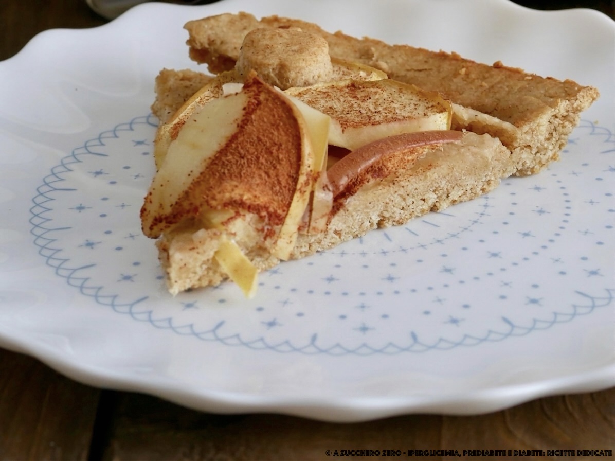 Crostata alle mele e cannella integrale | con pasta frolla senza burro e uova