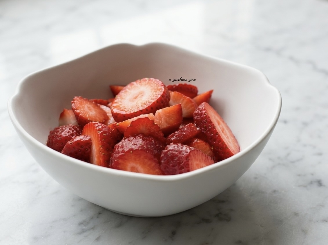 Macedonia di fragole | senza zucchero
