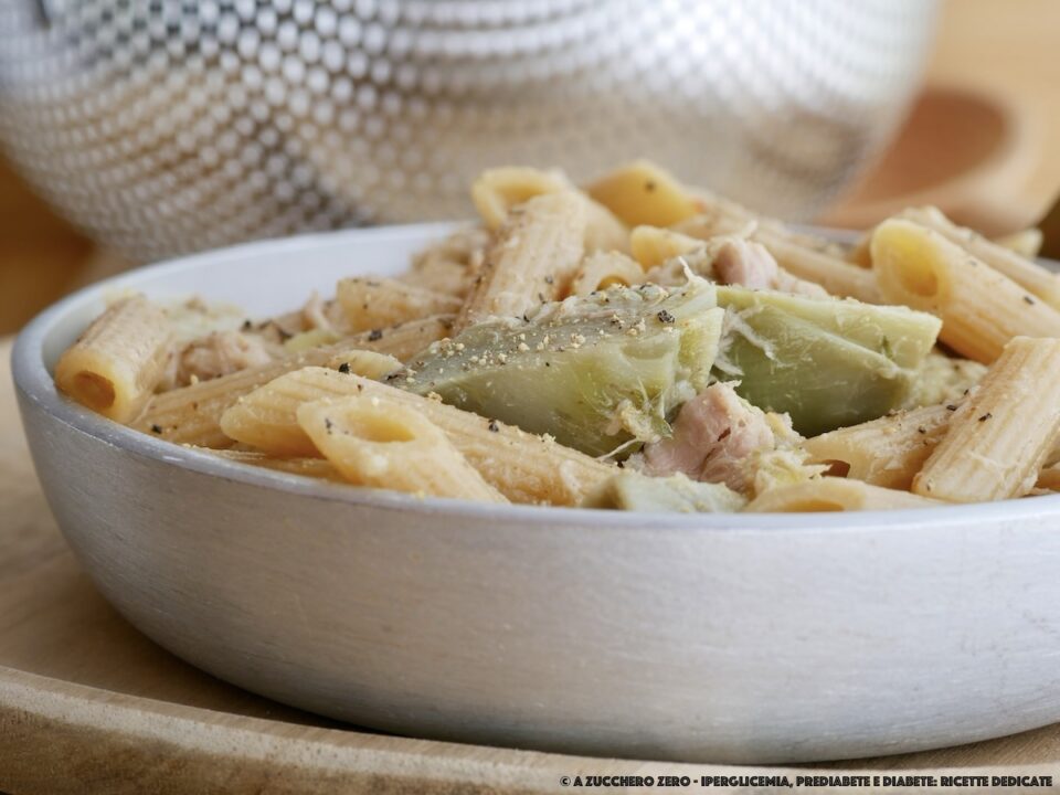 Pasta con tonno e carciofi light | con tonno in scatola leggero