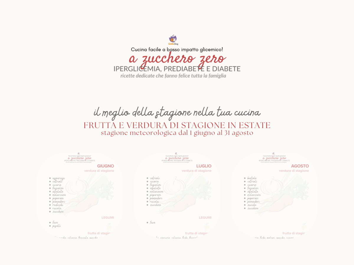 Frutta e verdura di stagione_estate