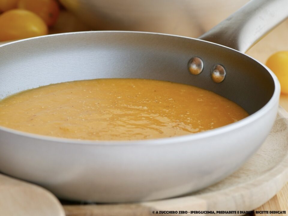 Salsa di pomodoro datterino giallo