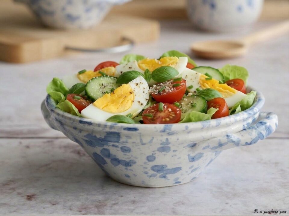02_Insalata di uova sode cetrioli lattuga e pomodorini_