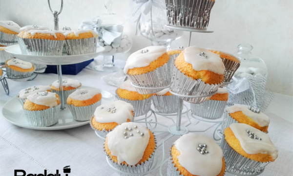 Chiffon cupcakes con crema al limone – idea per le nozze d’argento