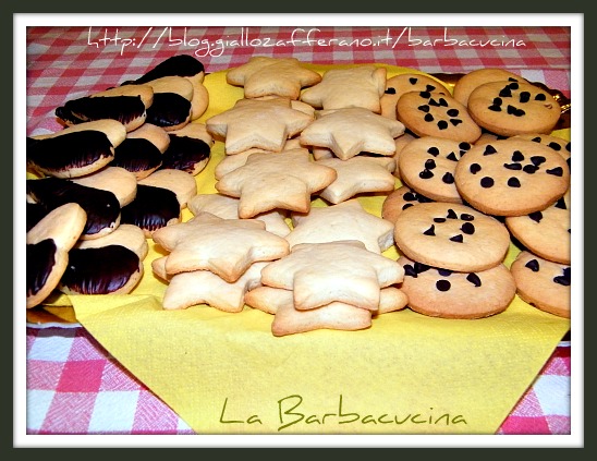 biscotti di pasta frolla con la panna, ricetta dolce La Barbacucina
