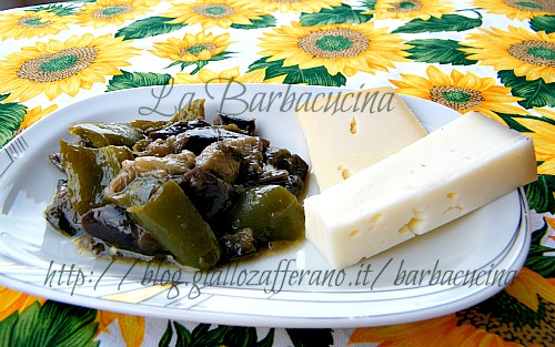 melanzane e peperoni - ricetta vegetariana La Barbacucina