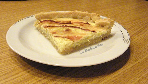 torta porri e bacon, ricetta torte salate La Barbacucina