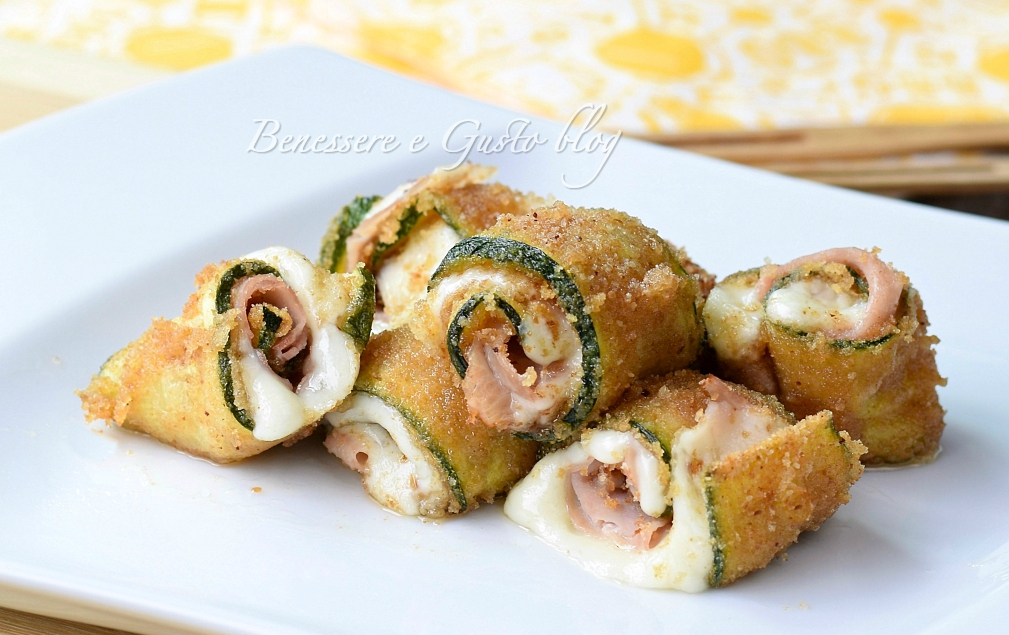 Involtini di zucchine al forno Benessere e Gusto blog