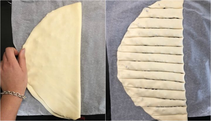 torciglioni al cioccolato con pasta sfoglia