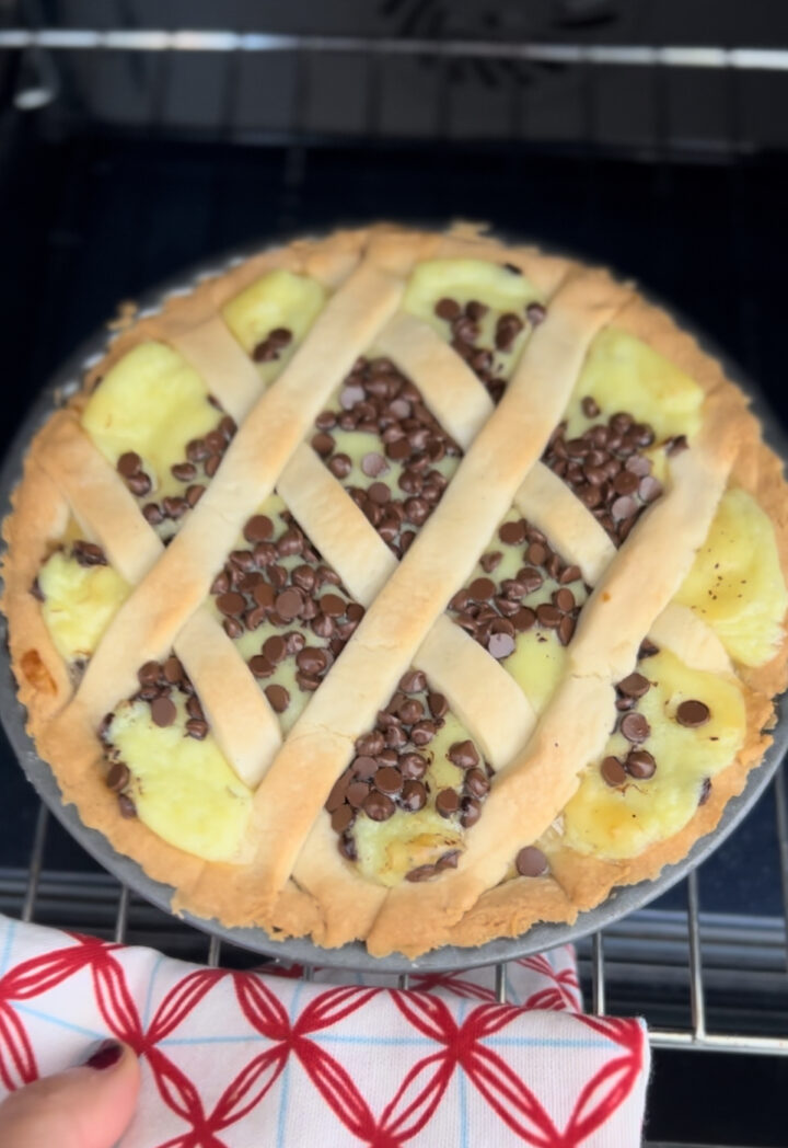 crostata Crema Pasticcera e cioccolato