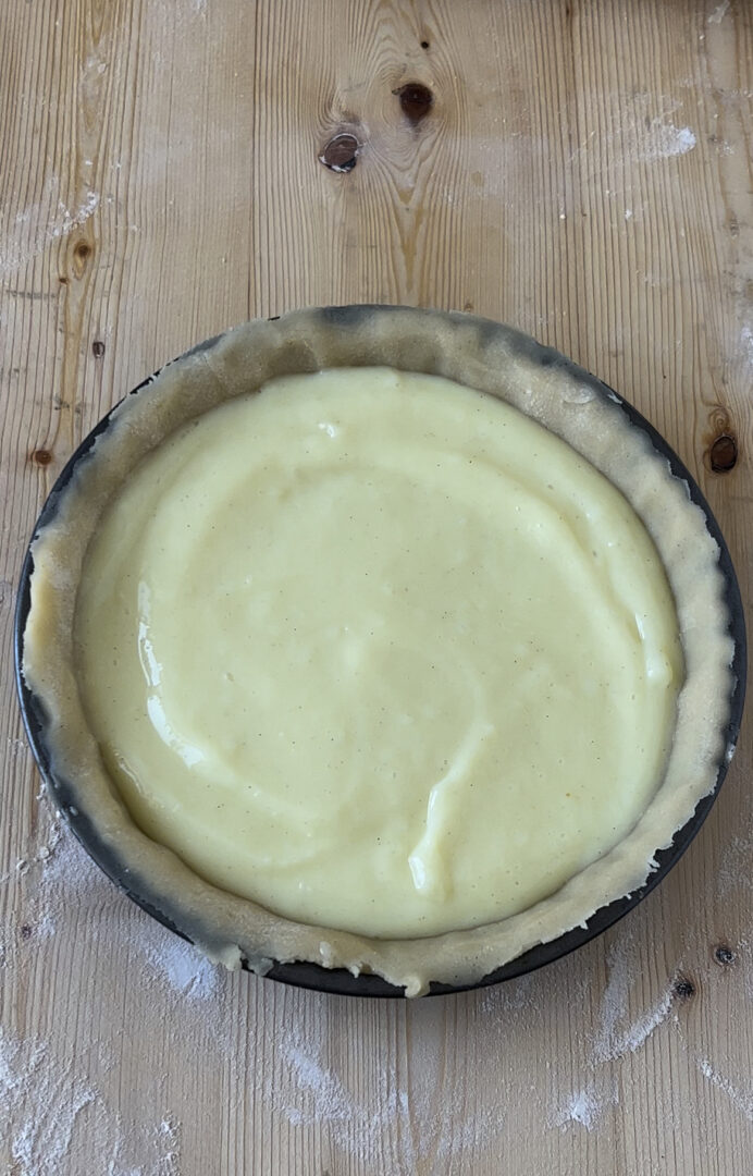 crostata Crema Pasticcera e cioccolato