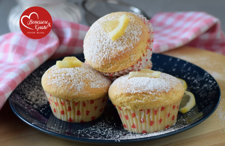 Muffin al limone in friggitrice ad aria