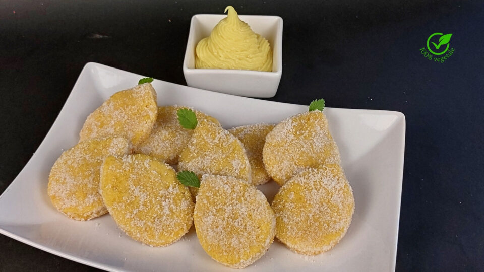 Ricetta Biscotti al limone con crema al limoncello vegani