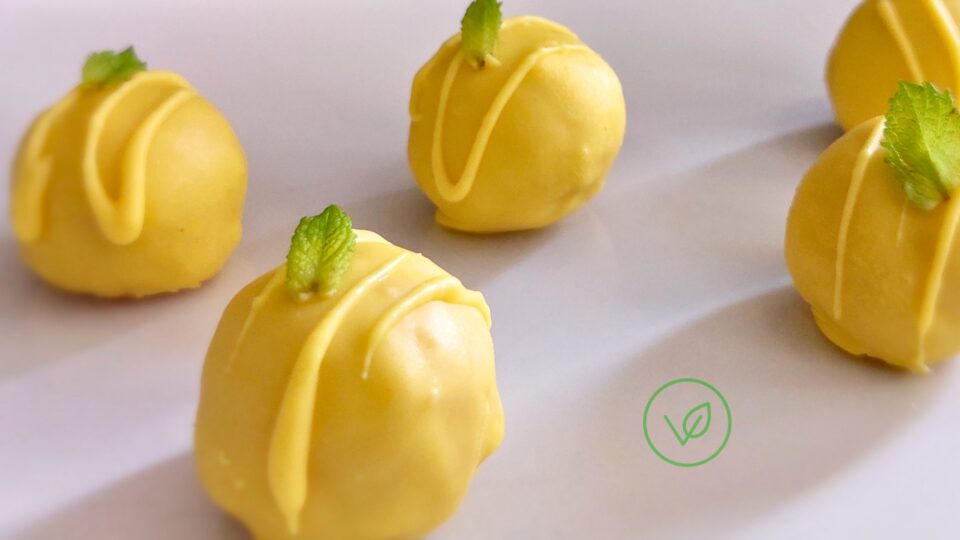 Ricetta tartufini al limone vegani