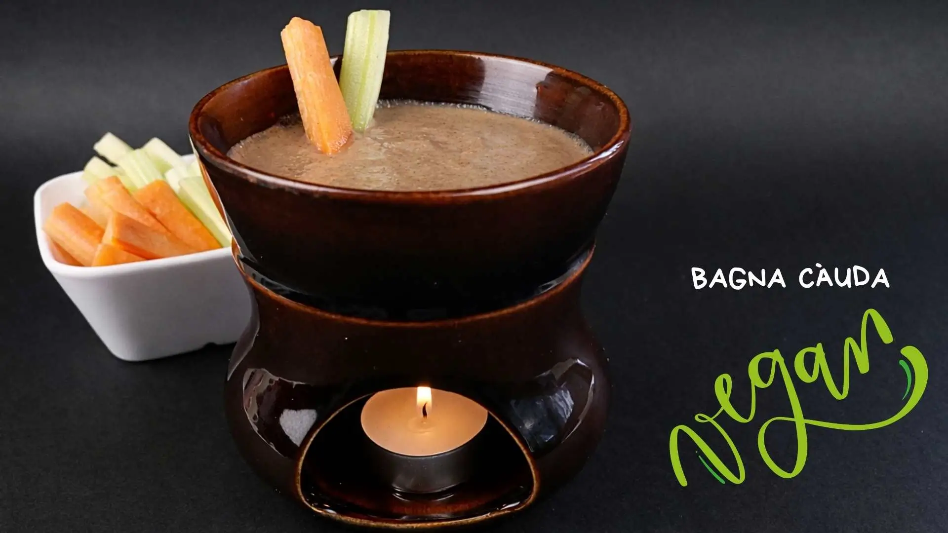 Fujòt con bagna càuda vegana e cruditè