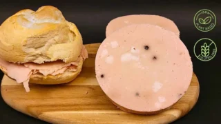 Mortadella vegana fatta in casa - Homemade vegan mortadella