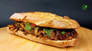Panino con lampredotto vegano - Vegan Lampredotto Sandwich