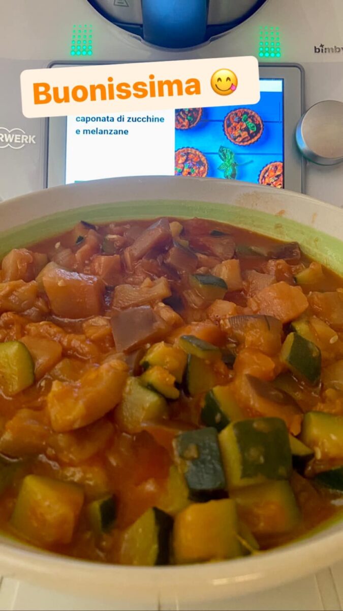 Caponata di zucchine e melanzane