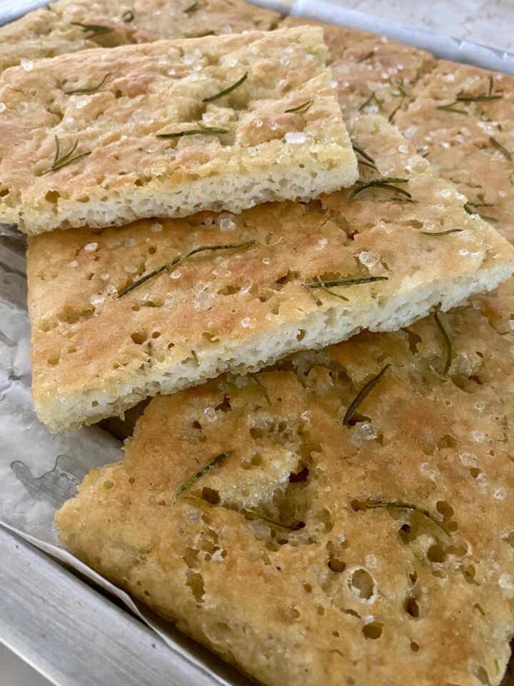 Focaccia al rosmarino (senza glutine)