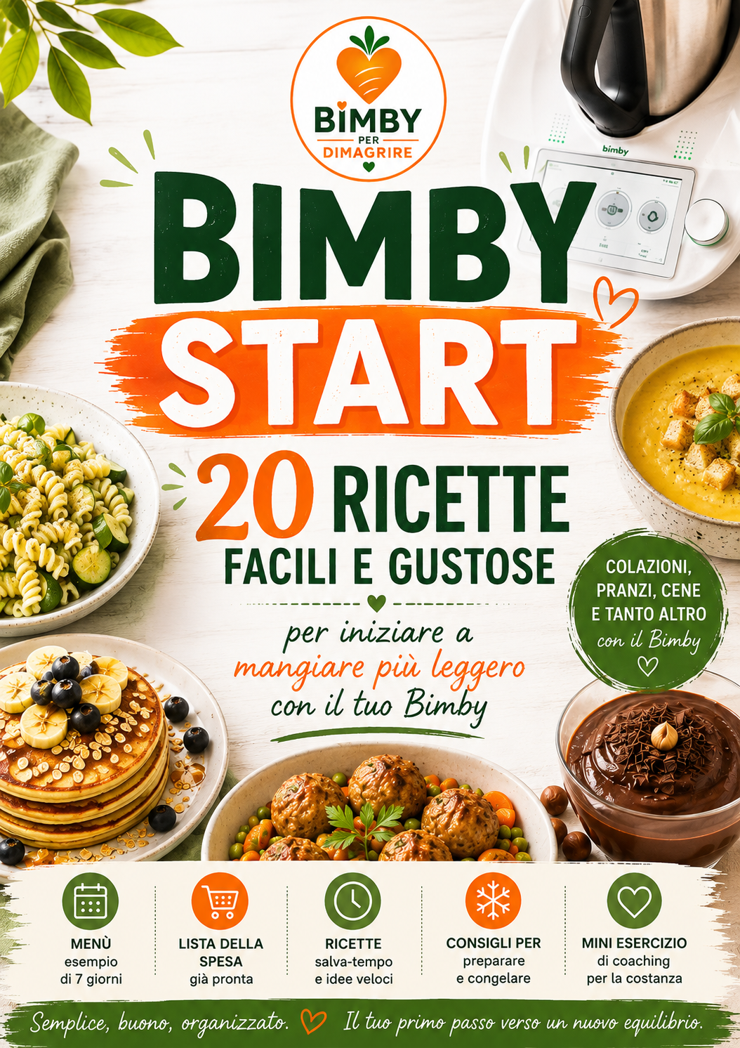 Copertina Bimby START: 20 ricette facili e gustose