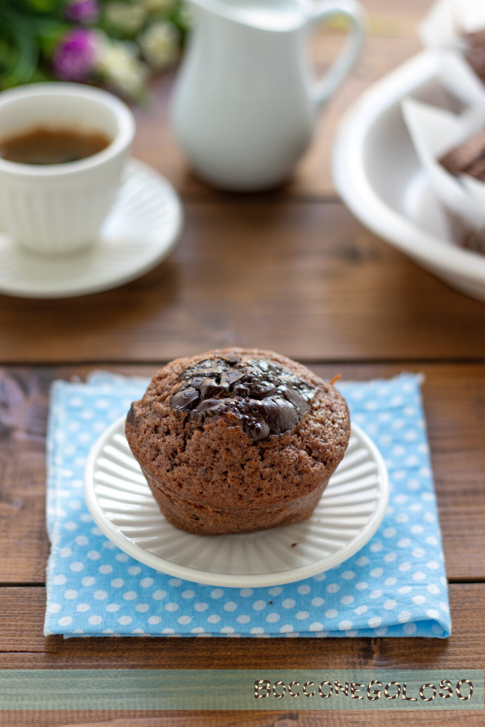 muffin doppio cioccolato 