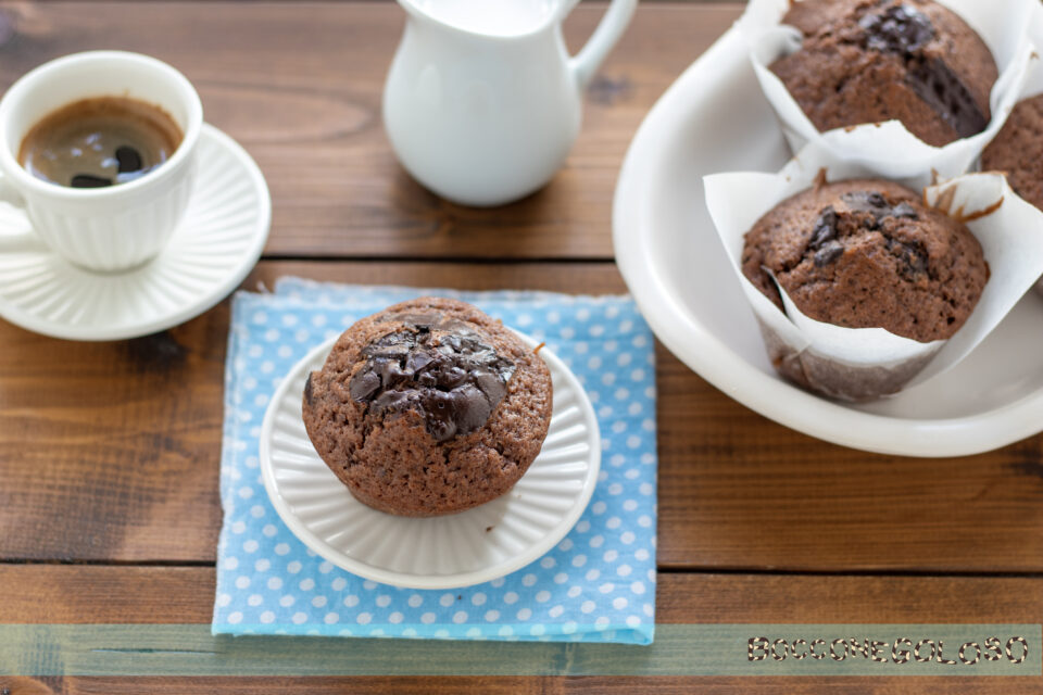 Muffin doppio cioccolato