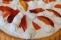 Torta panna ricotta yogurt e frutta