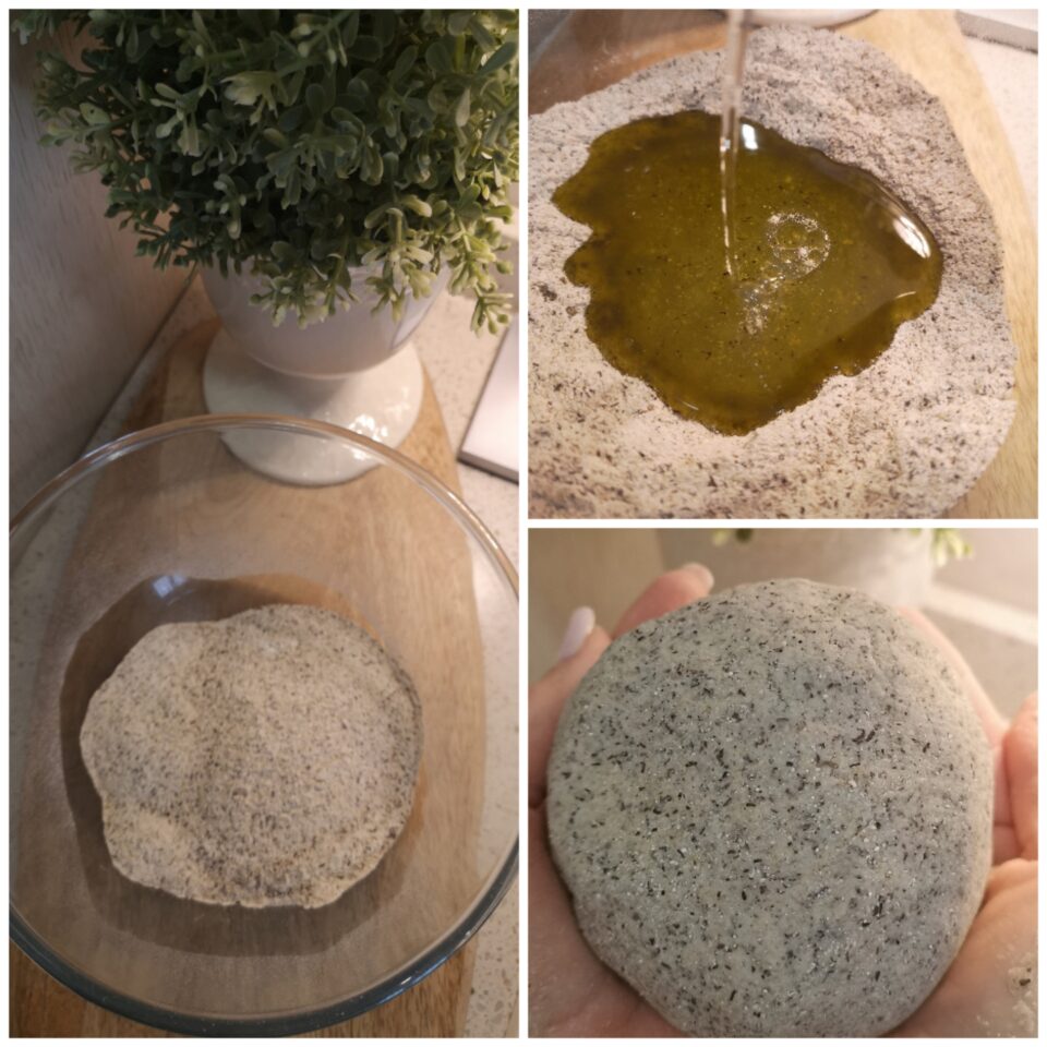 Pasta matta senza glutine al grano saraceno croccante con 4 ingredienti stesa sottile