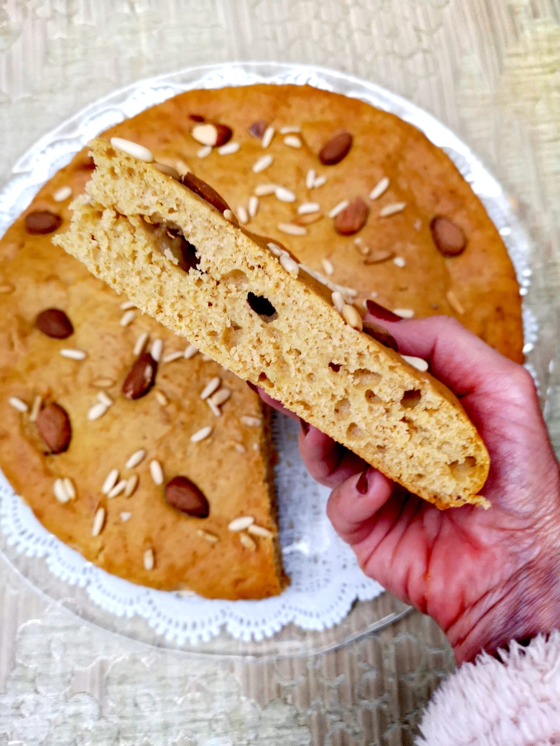 torta ricotta e arancia soffice