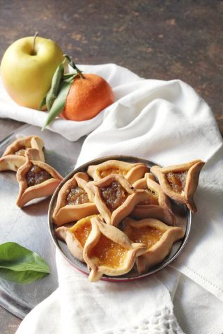 Biscotti di Anna ripieni di confettura di mele senza lattosio e burro 