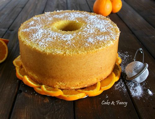 Chiffon Cake all’arancia