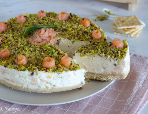 Cheesecake salata al salmone