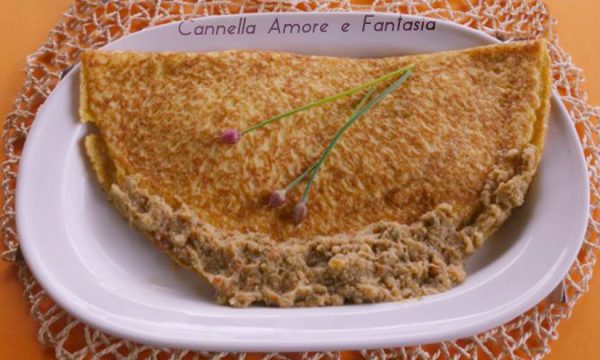 Omelette con carciofi