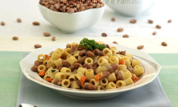 Pasta e fagioli – Pasta and Beans – ricetta vegetariana – vegana