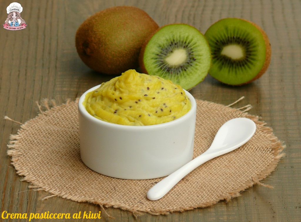 Crema pasticcera al kiwi