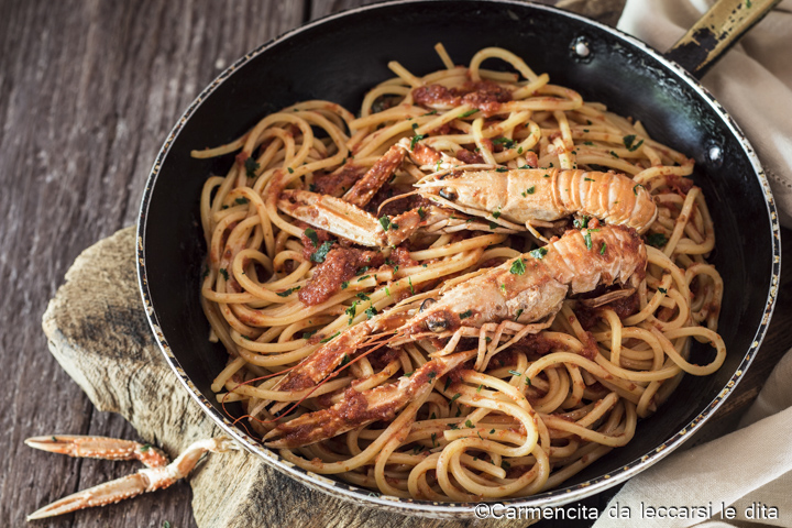 Spaghetti agli scampi