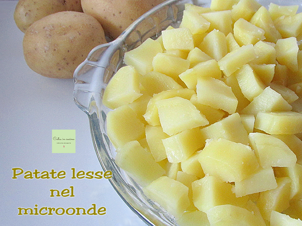 patate lesse col microonde
